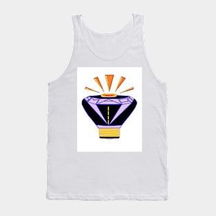 Smart diamond light bulb. Tank Top